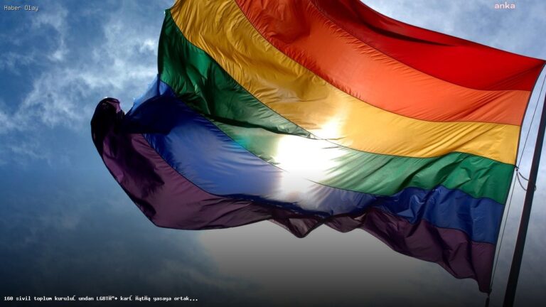 160 STK’dan LGBTİ+ Yasasına Karşı Birlikte Tepki