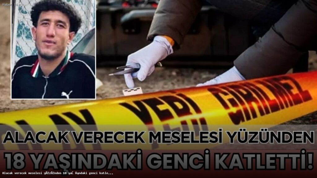 Alacak verecek yüzünden genç bir hayat sona erdi