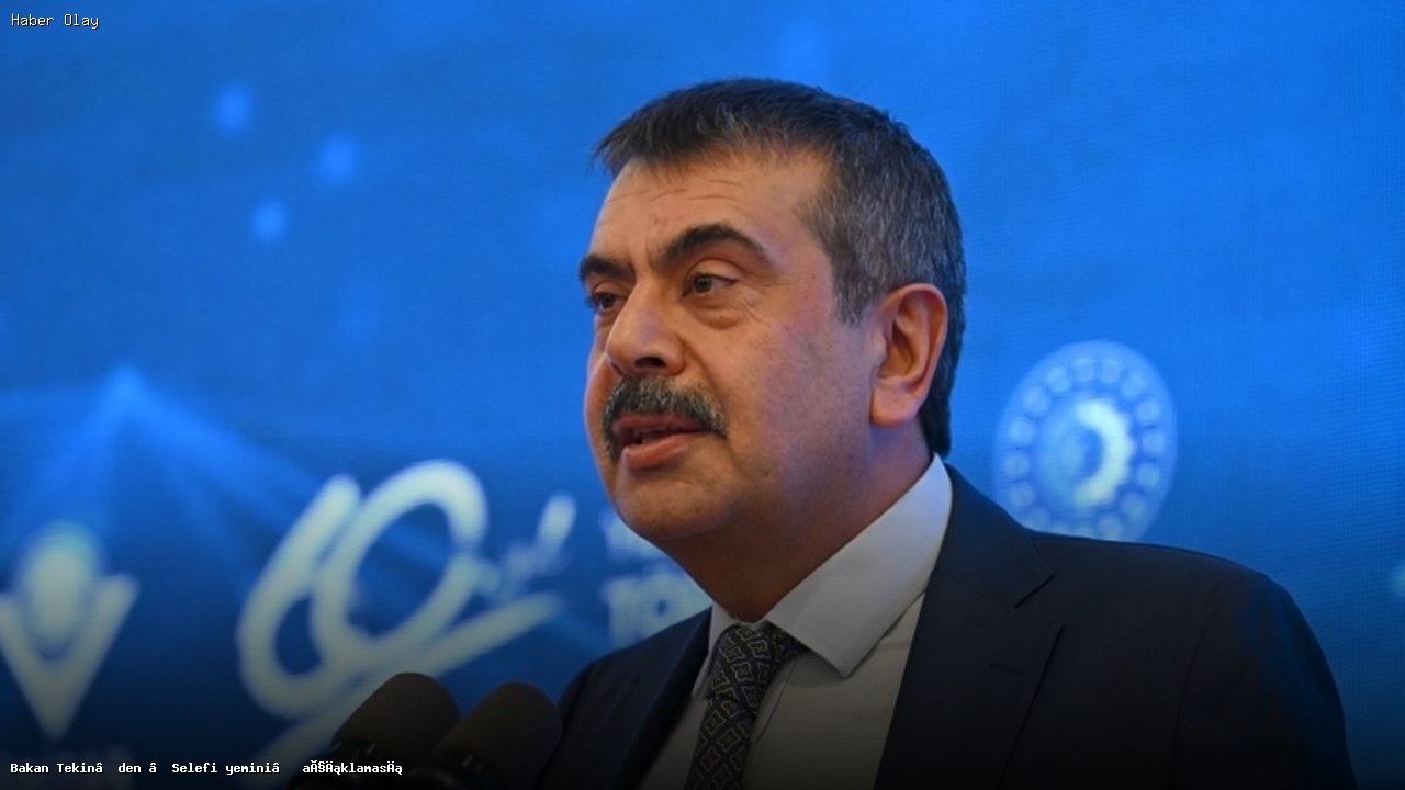 Milli Eğitim Bakanı Tekin’den Selefi Yemini Açıklaması
