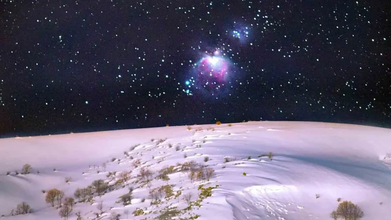 Bitlis’te Kış Gecesi ve Uzayın Derinlikleri Buluştu