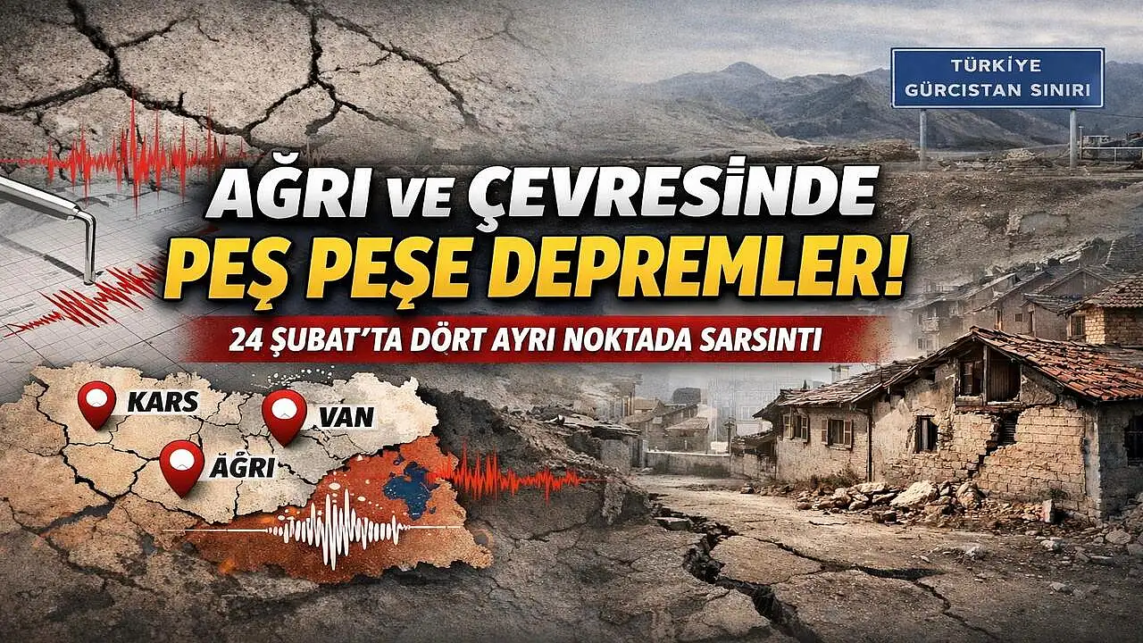 Doğu Anadolu’da peş peşe depremler: Vatandaşlar tedirgin