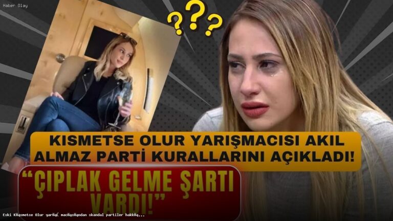 Ünlü İsimden Şok İtiraf: Çıplak Parti Şartı!