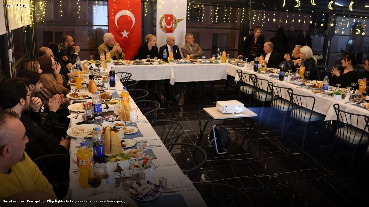 Kırıkkale’de Gazeteciler ve Akademisyenler İftar Yemeğinde Buluştu