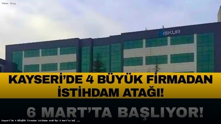 Kadın İstihdamında Fırsat: Kayseri’deki Toplu İş Görüşmesi
