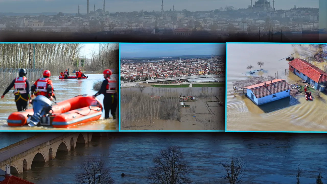Meriç ve Tunca Nehirlerinde Debi Düşüşü Yaşanıyor