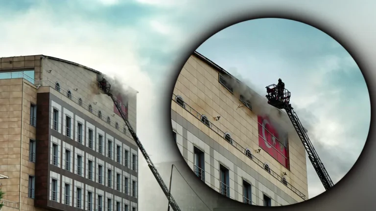 Zeytinburnu’ndaki Polisevi’nde Yangın Paniği!