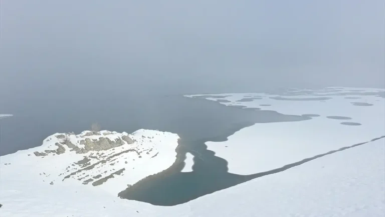 Ağrı’da Kar Yağışı ve Sis Manzaraları