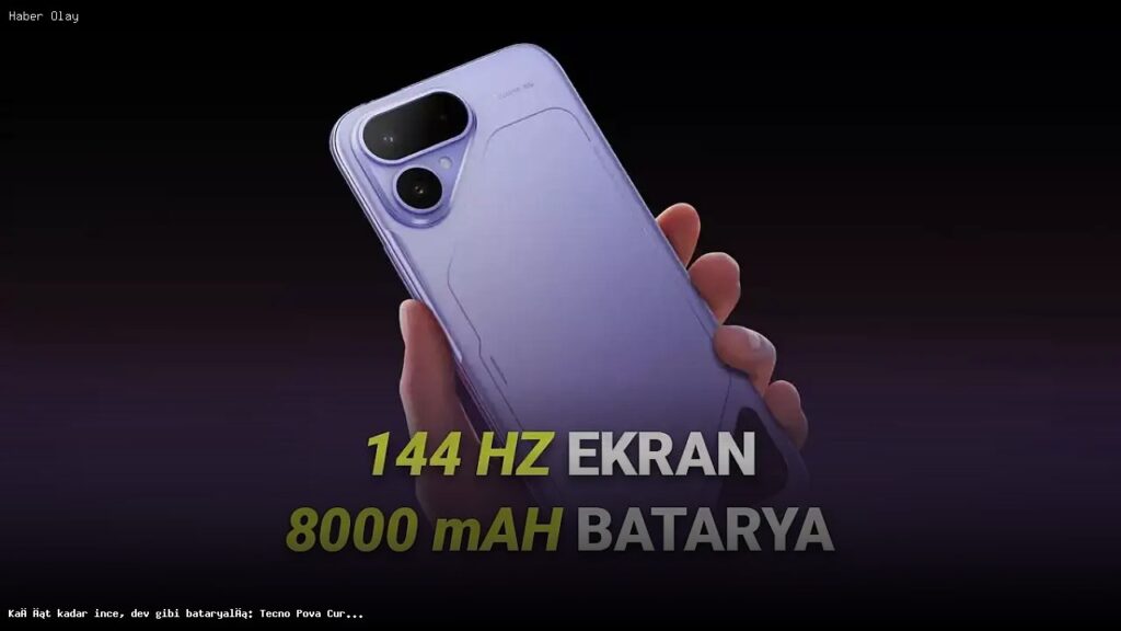 Tecno Pova Curve 2 5G Tanıtıldı: İnce Tasarım, Güçlü Batarya