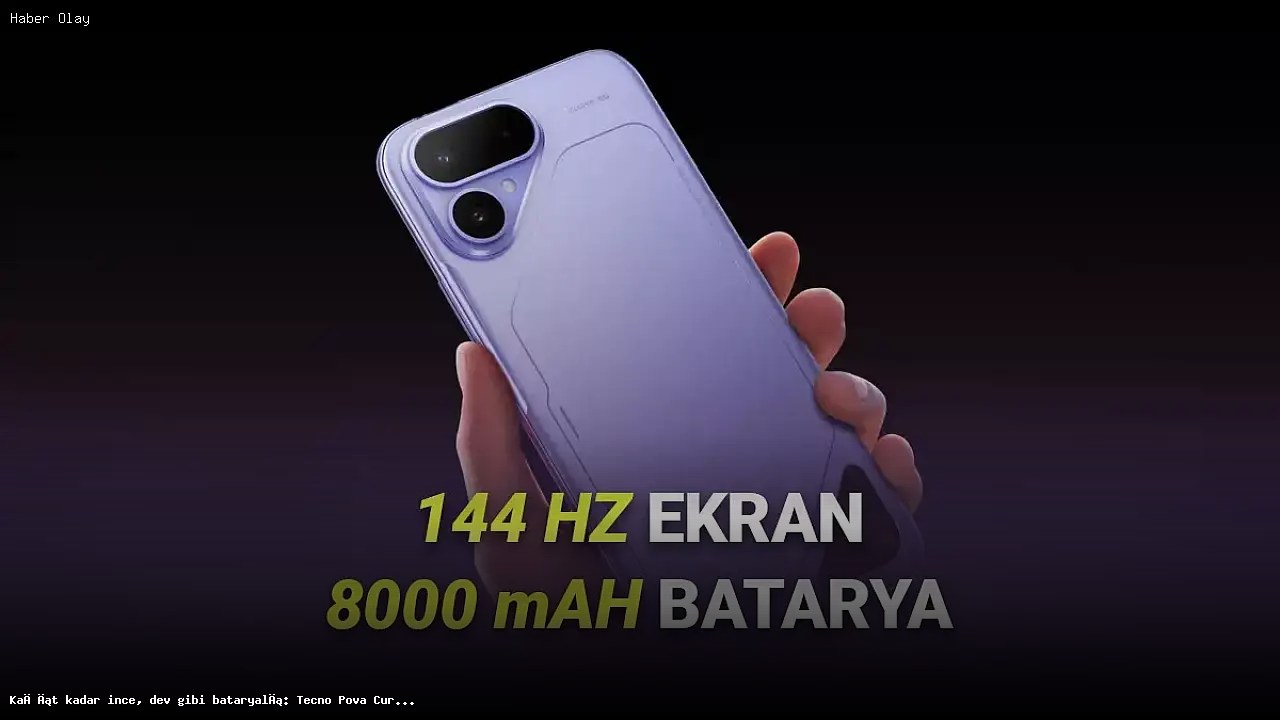 Tecno Pova Curve 2 5G Tanıtıldı: İnce Tasarım, Güçlü Batarya