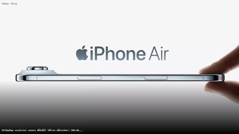 500.000 TL’lik özel iPhone Air: Lüks sanat eserine dönüşüyor