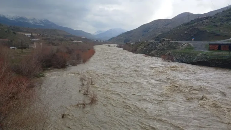 Kulp Çayı’nda Rekor Debi: Yerleşimlere Uyarı Geldi