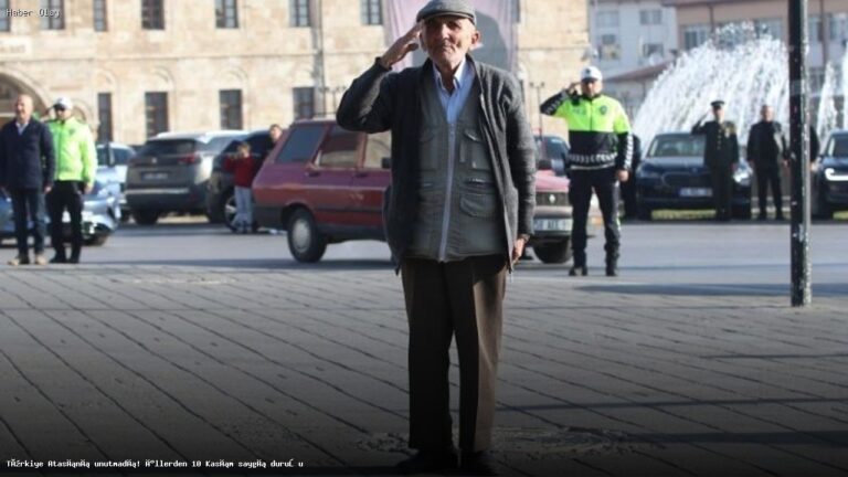 Atatürk’e Saygı: 10 Kasım’da Şehirlerden Duygusal Anma
