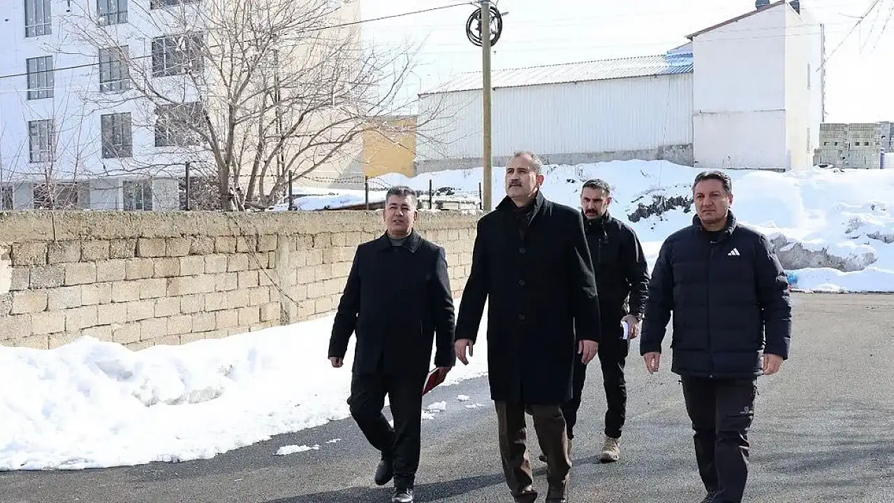 Ağrı Valisi Bozkurt, Hafta Sonu Sahada İncelemelerde Bulundu