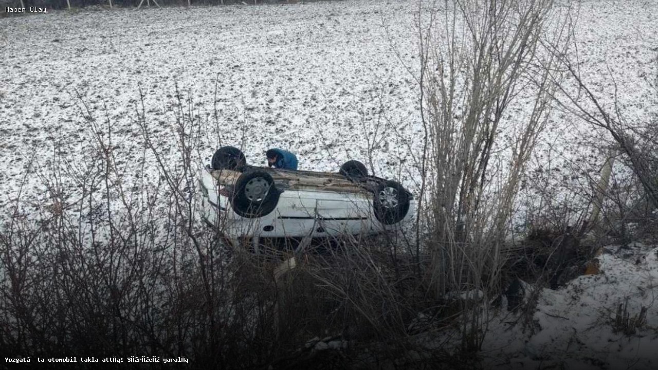 Yozgat’ta Trafik Kazası: Otomobil Takla Attı, Sürücü Yaralı