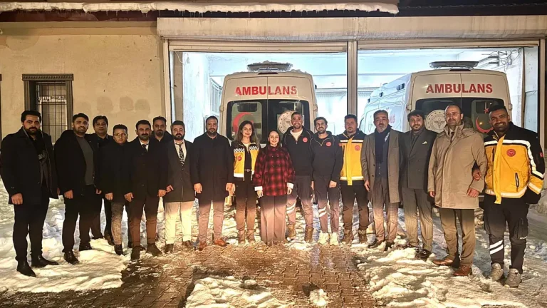 Ağrı Taşlıçay’da Sağlık Çalışanlarına Destek Ziyareti