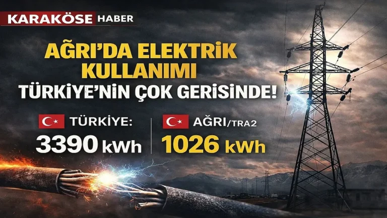 Ağrı’da Düşük Elektrik Tüketimi Nedenleri ve Etkileri