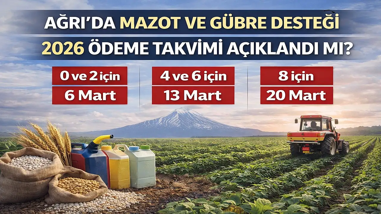 Ağrı’daki Çiftçiler Ne Zaman Destek Ödemesi Alacak?