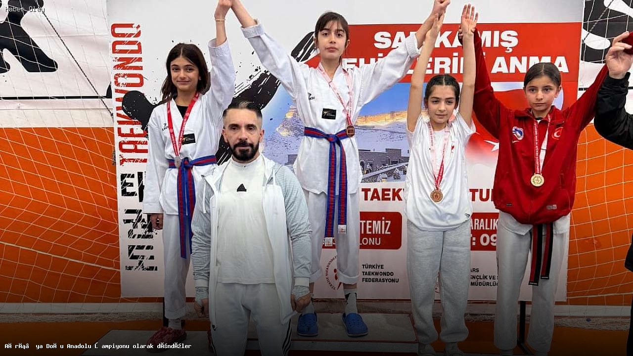 Ağrı’nın Tekvando Yıldızı: Dilan Sapil Şampiyon Oldu!