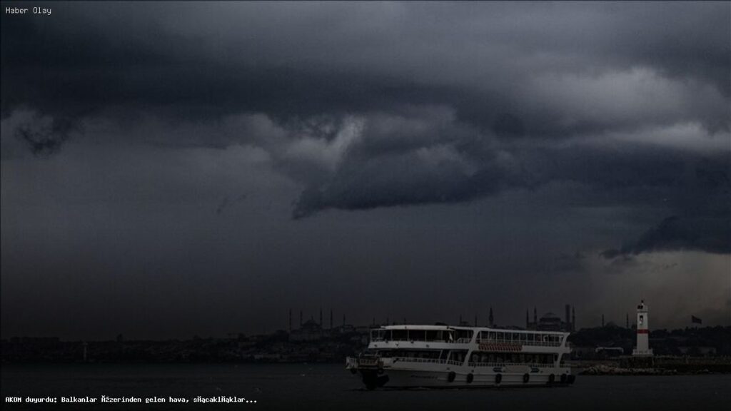 Balkanlardan Gelen Soğuk Hava İstanbul’u Etkileyecek