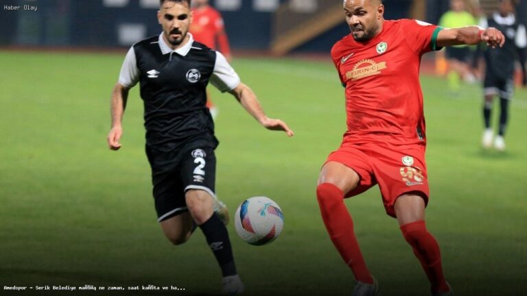 Amedspor – Serik Belediye maçı ayrıntıları açıklandı