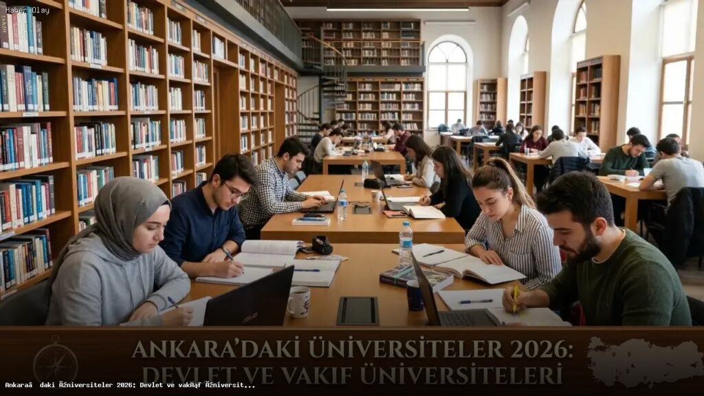 Ankara’daki Devlet ve Vakıf Üniversiteleri 2026