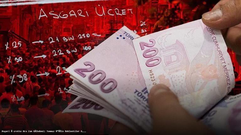 Asgari Ücrette Ara Zam Beklentisi Artıyor