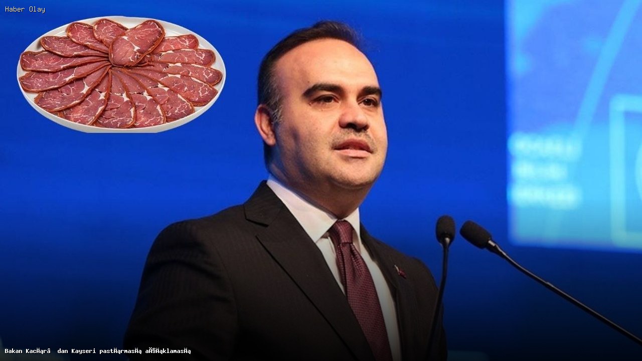 Kayseri Pastırması Neden Önemli? Bakan Kacır Açıklıyor