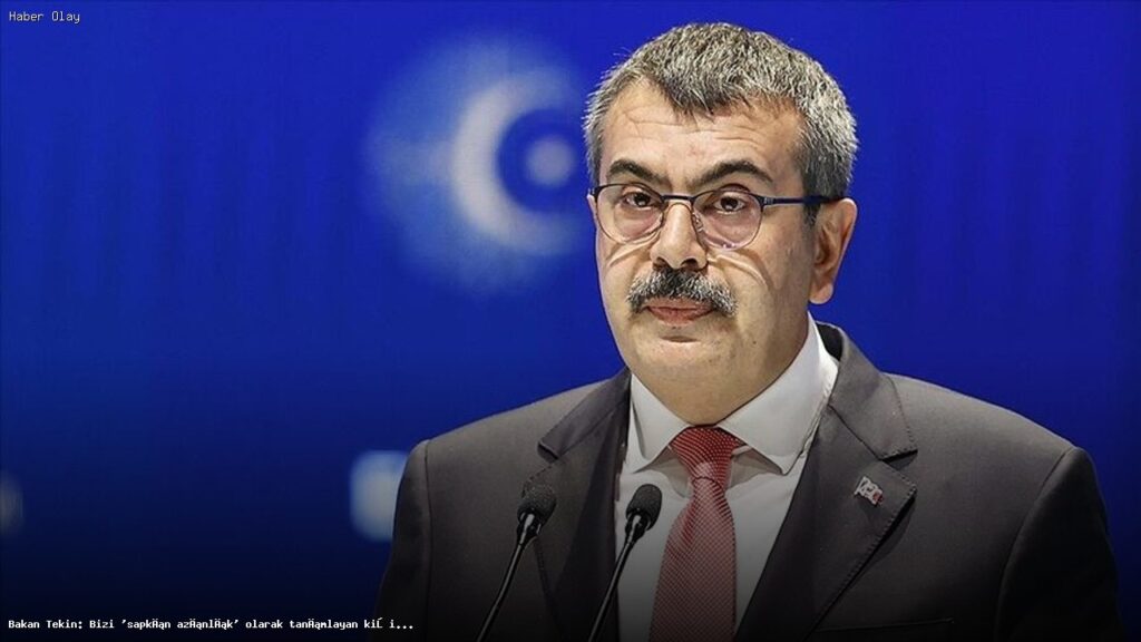 Bakan Tekin: Değerlerimizi Hedef Alanlar Tükenecektir