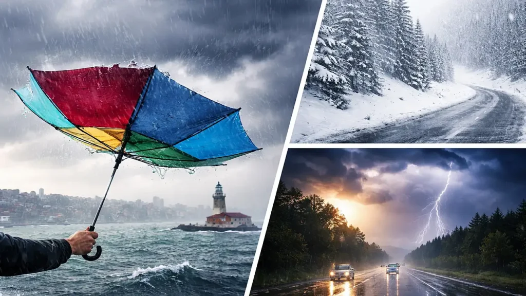 Bayramda Hava Nasıl Olacak? Kuvvetli Yağış ve Kar Bekleniyor