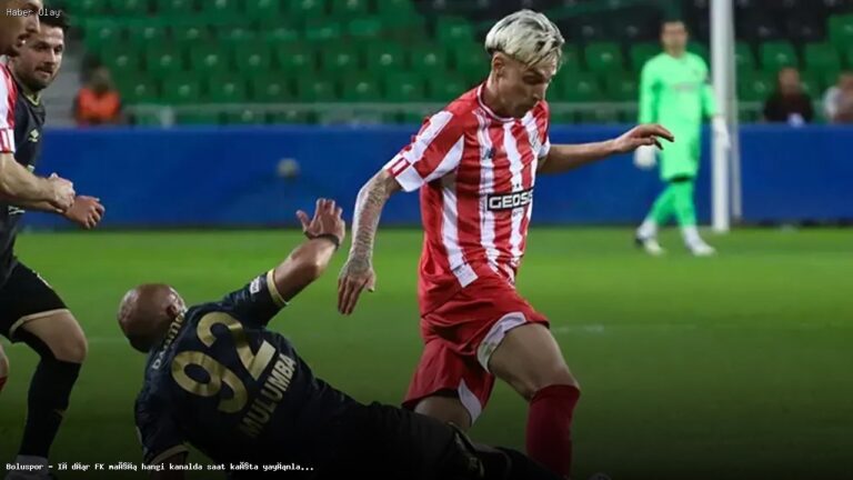 Boluspor – Iğdır FK Maçı Canlı Yayın Detayları