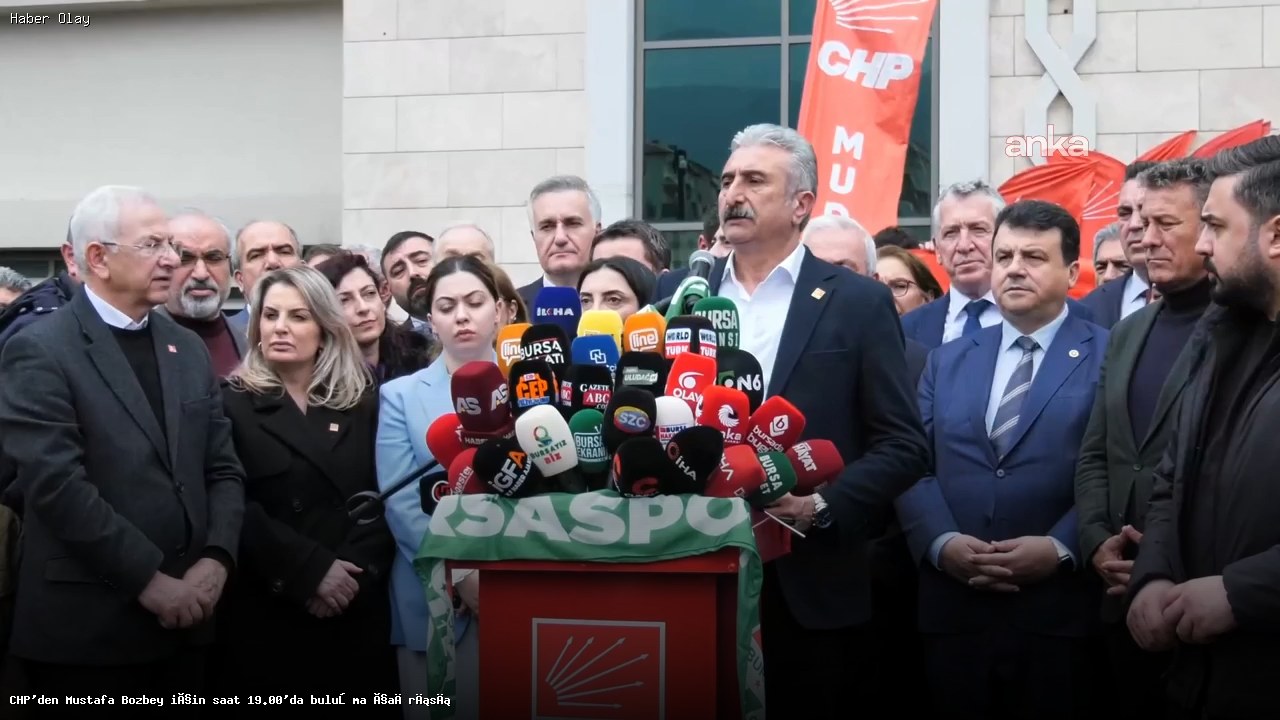 Bursa’da CHP, Bozbey İçin Buluşma Çağrısı Yaptı