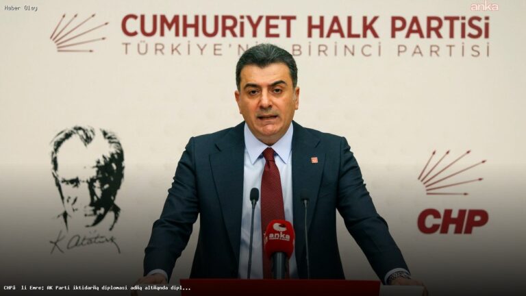 Zeynel Emre: AK Parti’nin Dış Politika Anlayışı Eleştirildi