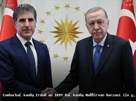 Cumhurbaşkanı Erdoğan, IKBY Başkanı Barzani ile kritik görüşme gerçekleştirdi