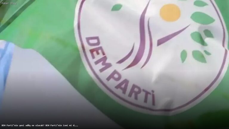 DEM Parti İsim Değişikliği Gerçekleşecek mi?
