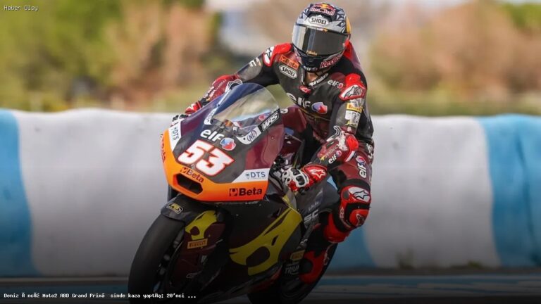 Deniz Öncü ABD Grand Prix’sinde Kaza Yaptı, 20. Sırada Tamamladı