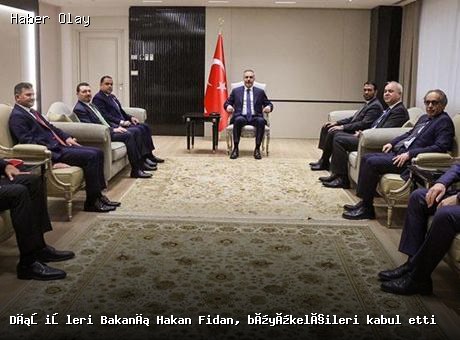 Dışişleri Bakanı Hakan Fidan, büyükelçileri kabul etti