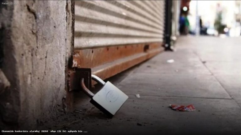 2026’nın İlk İki Ayında Konkordato Başvuruları Patladı