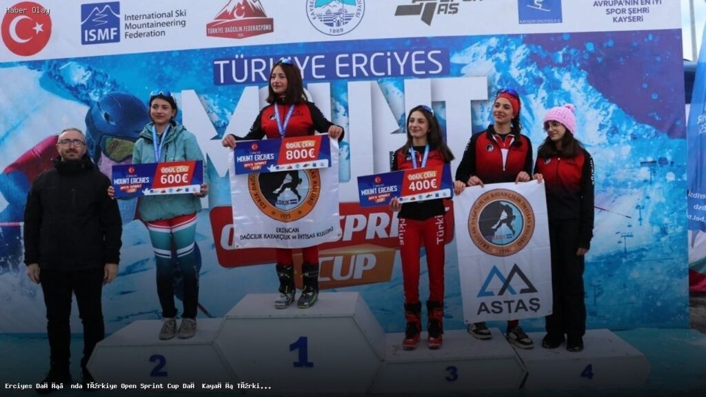 Erciyes Dağı’nda Dağ Kayağı Heyecanı: Türkiye Open Sprint Cup Tamamlandı