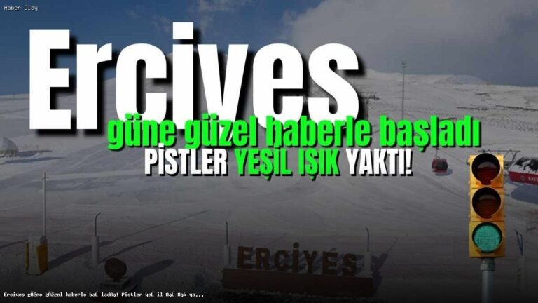 Erciyes Kayak Merkezi’nde Pistler Açıldı! Kayak Keyfi Başladı