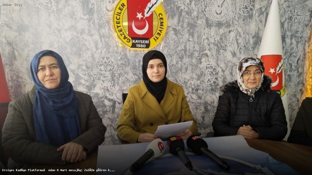 8 Mart Dünya Kadınlar Günü’nde Zulme Dikkat Çekildi