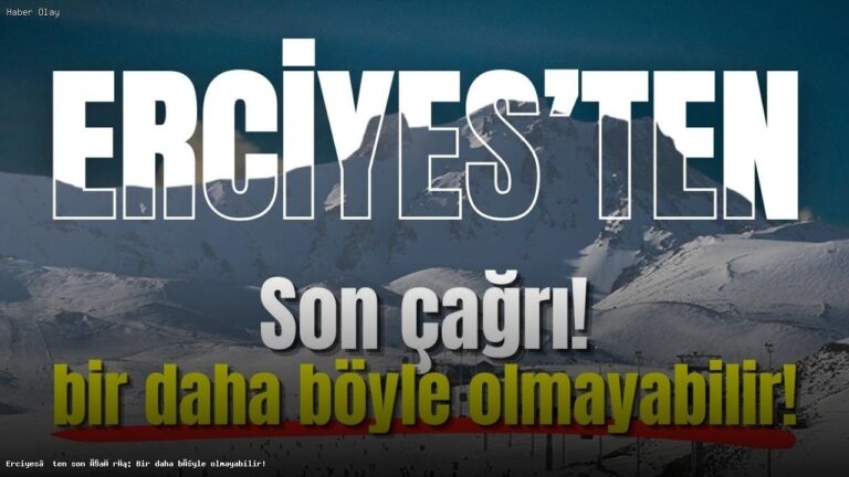 Erciyes Kayak Merkezi’nde Son Fırsatlar: Kaçırmayın!