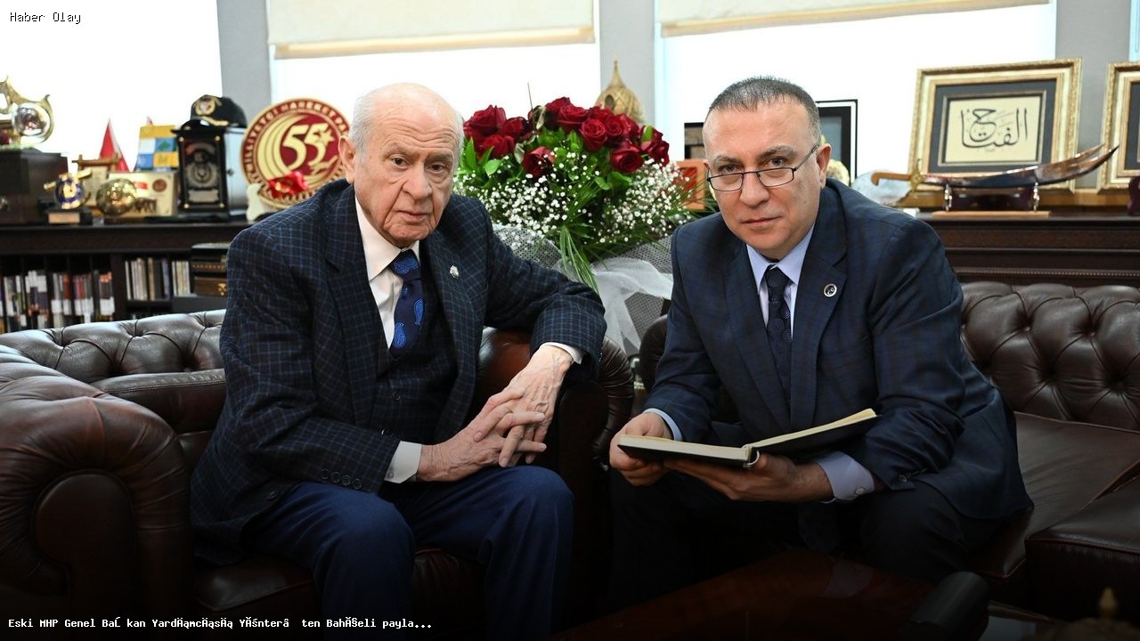 Yönter’den Bahçeli ile fotoğraf paylaşımı