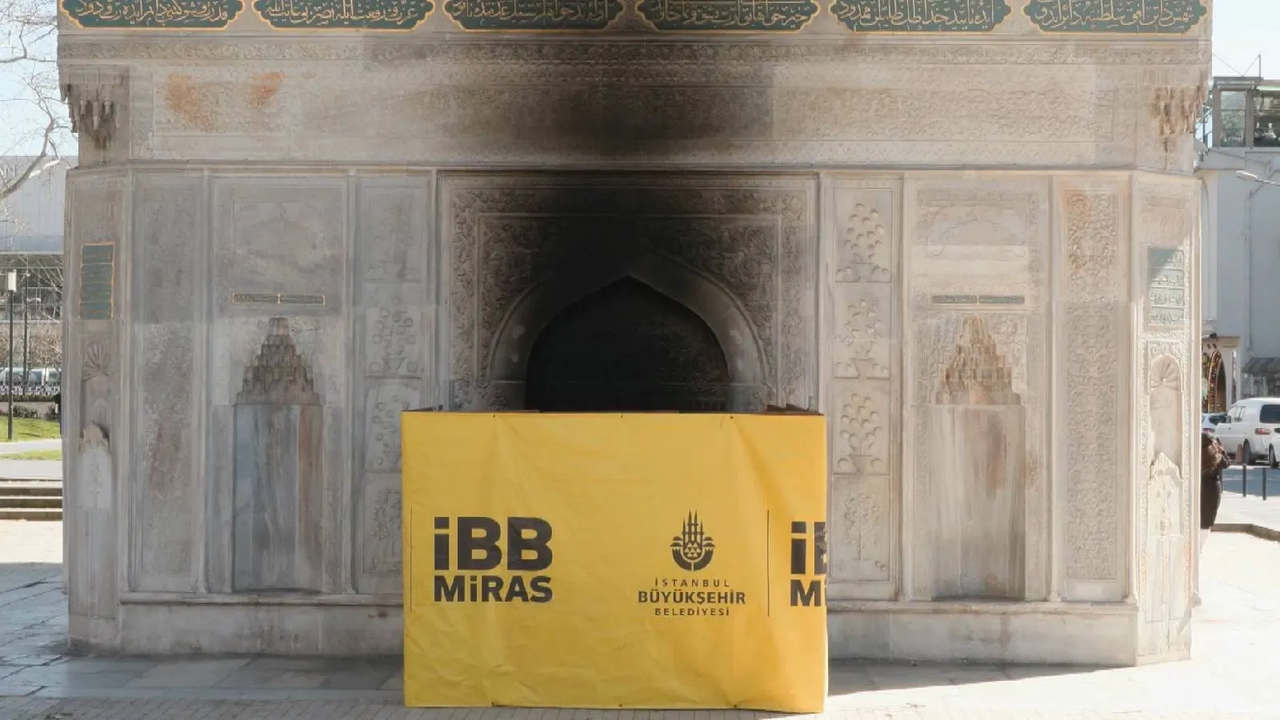 Tophane Çeşmesi’ne Zarar Veren Şüpheli Adliyeye Sevk Edildi