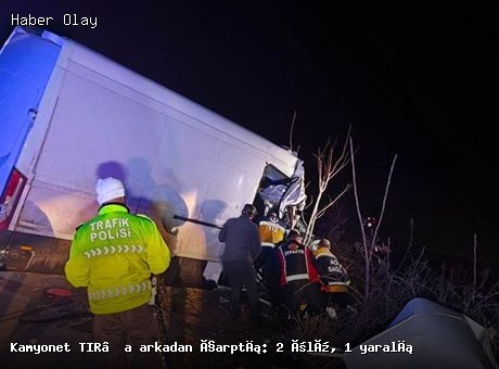 Son dakika: Keşan-Malkara yolunda kaza: 2 ölü, 1 yaralı