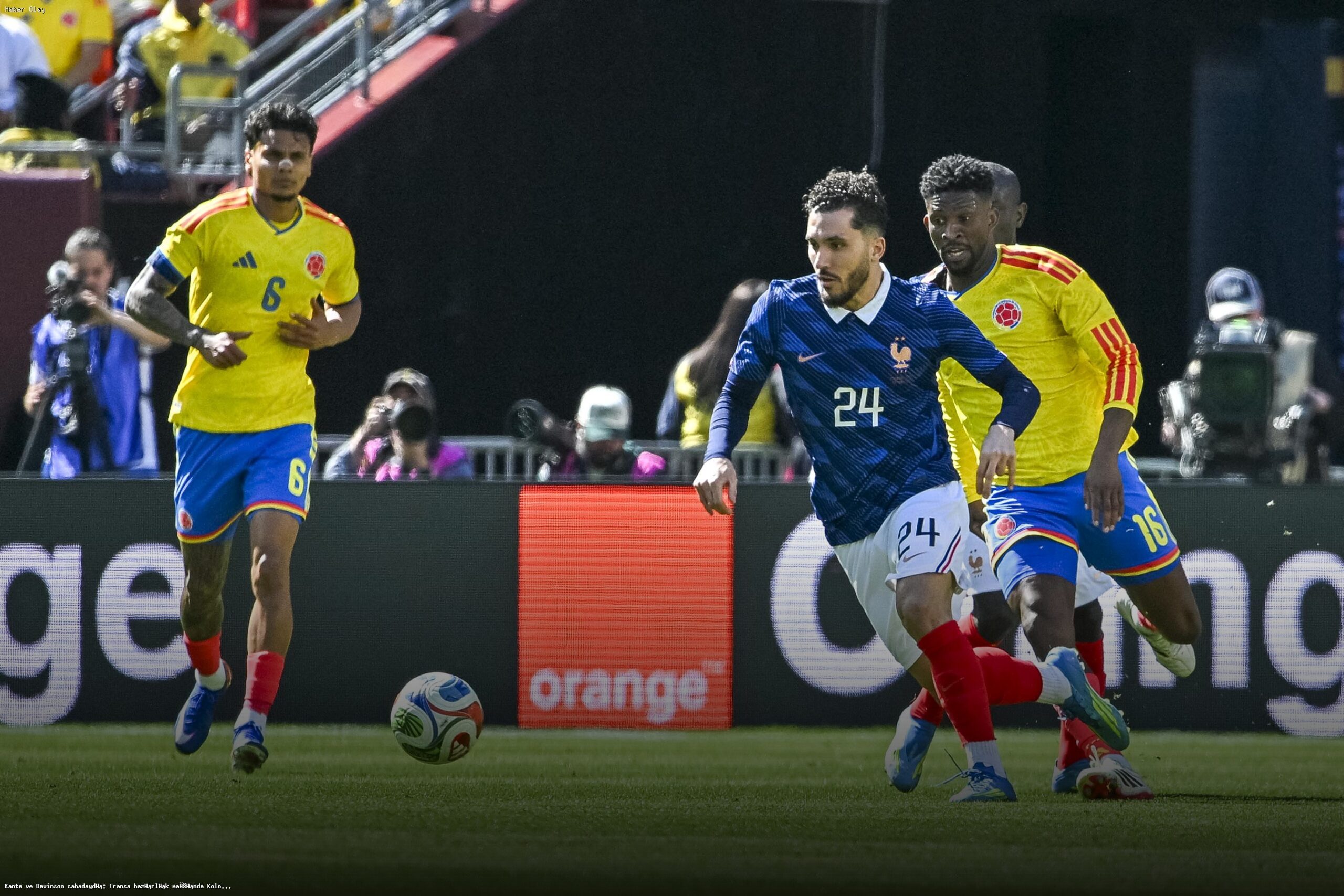 Fransa Kolombiya’yı Mağlup Etti: Kante ve Davinson Sahadaydı