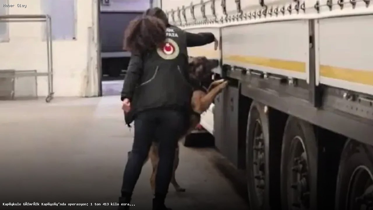 Kapıkule’de Uyuşturucu Operasyonu: 1 Ton Esrar Ele Geçirildi