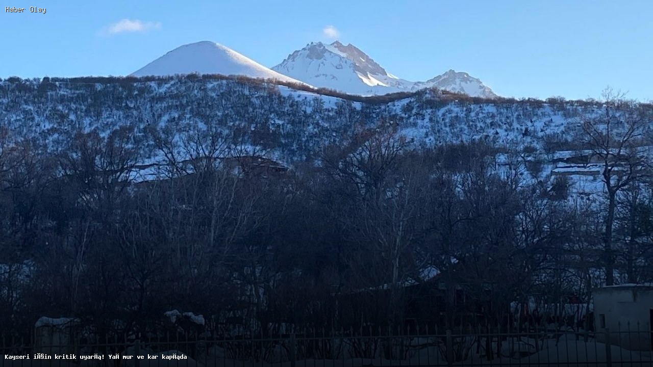 Kayseri’de yağmur ve kar bekleniyor! Hava durumu ne olacak?