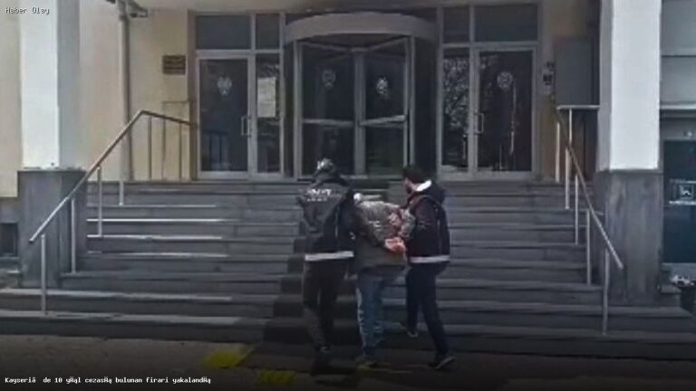 Kayseri’de 10 Yıl Hapis Cezası Olan Firari Nasıl Yakalandı?