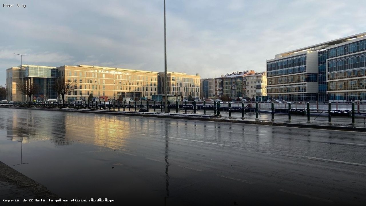 Kayseri’de 22 Mart Hava Durumu: Yağmur ve Sıcaklık Değişimi