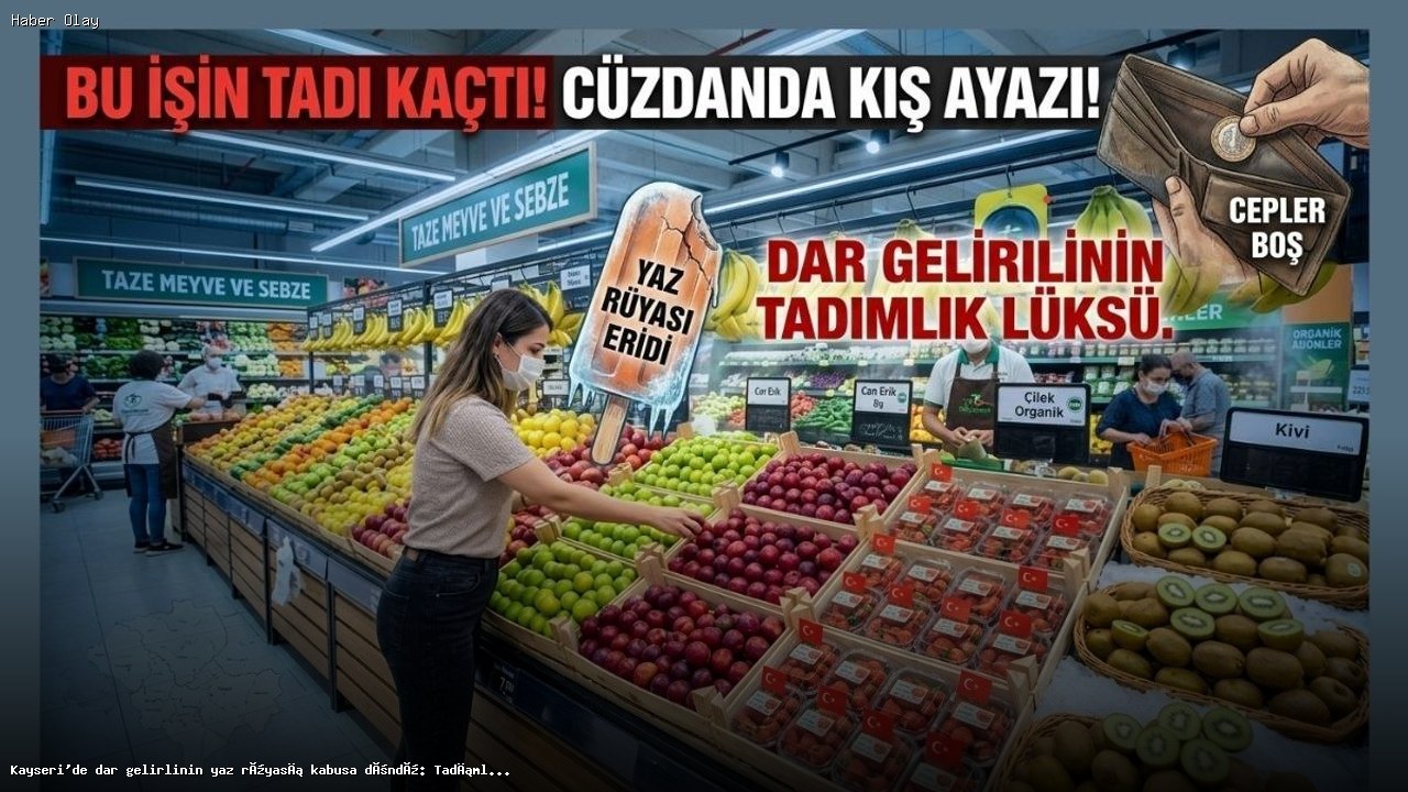 Kayseri’de Yaz Meyveleri Neden Bu Kadar Pahalı?